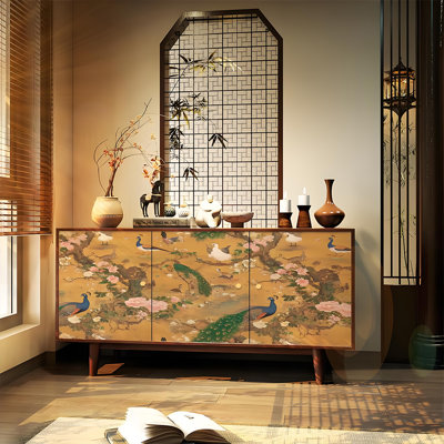 Armoire de rangement en bois chinois