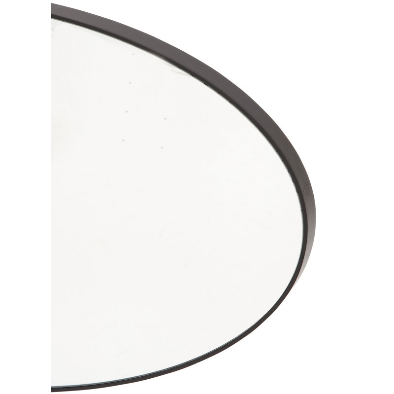 Caitryn Metal Oval Wall Mirror, 32" x 17"