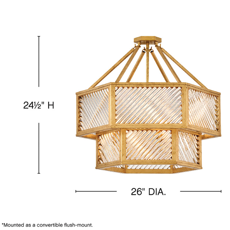 Sura 5 - Light Steel Chandelier by Lisa McDennon
