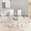 Chaises de salle à manger avec siège rembourré en similicuir Chaise de salle à manger rembourrée avec pieds en métal-1045224093-1045224094-1061293230