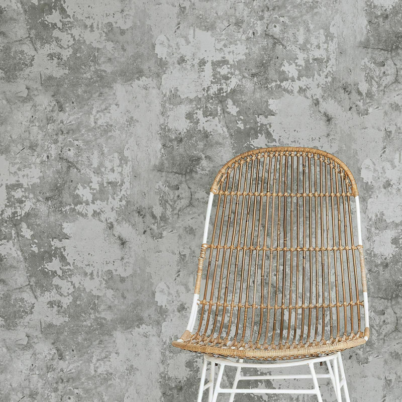 EP3001 Exposure Tempera 10.05m x 53cm Textured Matte Wallpaper Roll, Grey
