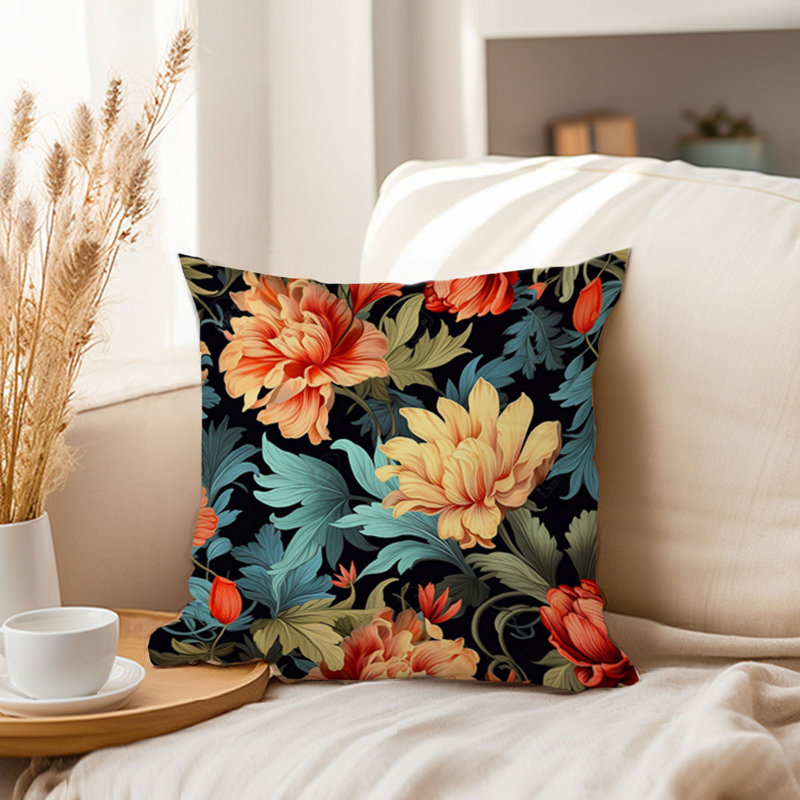 Botanical William Morris Style Plants I Classic, 18"H x 18"W