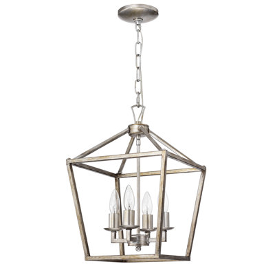 Lustre géométrique à 4 lumières Donta