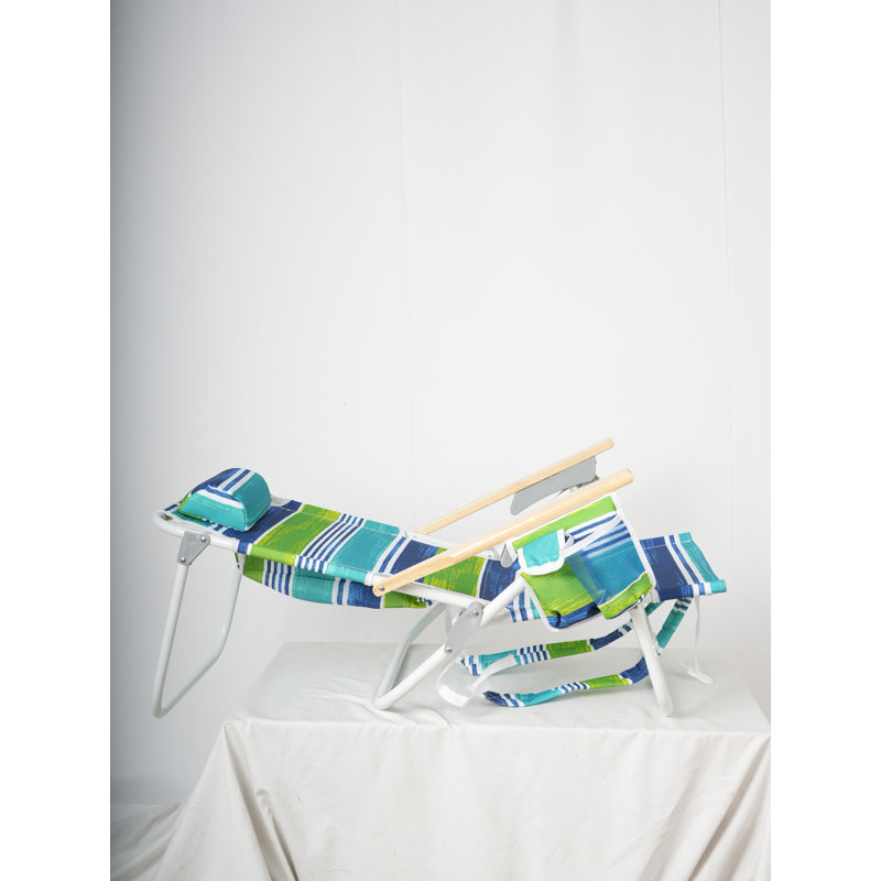 2 PCS sac à dos chaises de plage sac à dos chaises de plage pour adultes chaise 5 positions