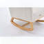 Chaise berçante d'appoint avec repose-pieds et poche de rangement-1789383899