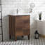 Meuble-lavabo simple 24,2 po Deniece