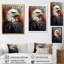 Aigle, portrait I - animaux, art mural sur toile-234453088-234453089