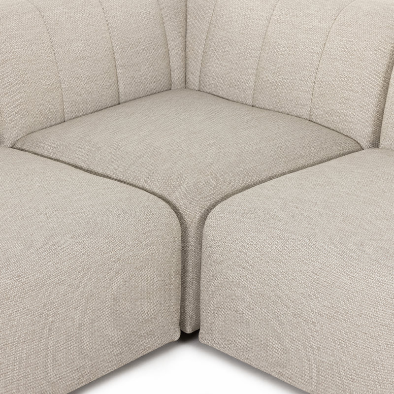 Canapé modulaire d'extérieur 5 pièces Neddie