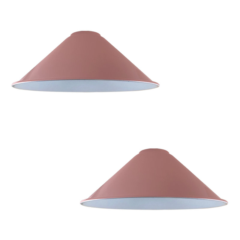 Nikias 10cm H Metal Cone Shape Lamp Shade ( Uno ), Pink