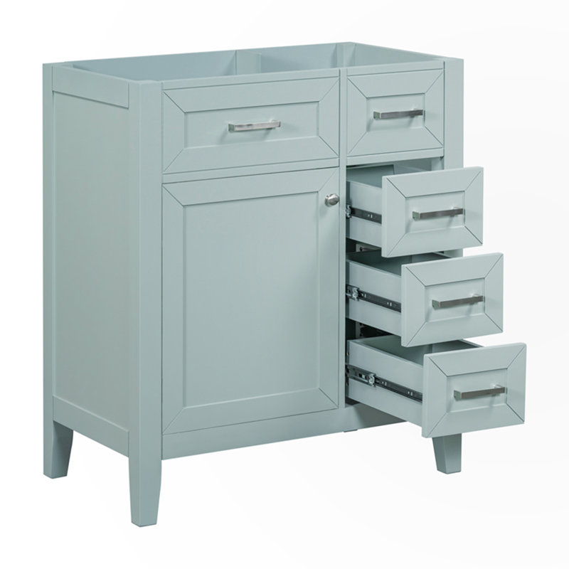 Degraaf Freestanding Bathroom Cabinet, Blue
