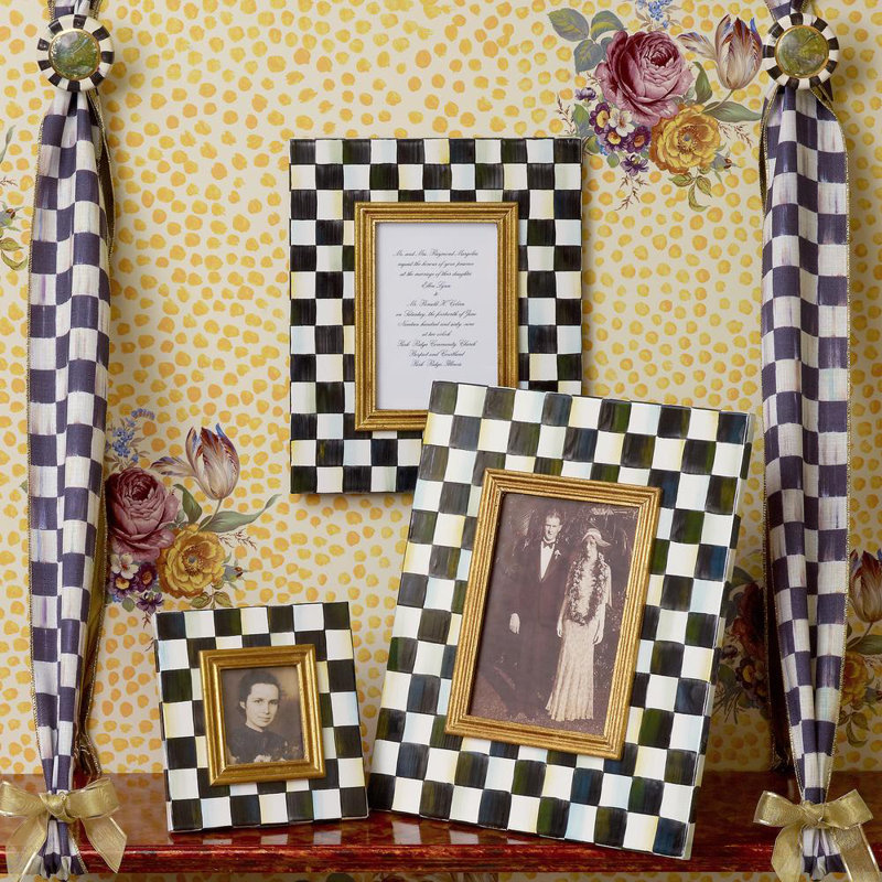 Courtly Check Frame, 5" W x 7" H