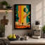Desert Under Stars Retro - Wrapped Canvas-2102048485-2102048492
