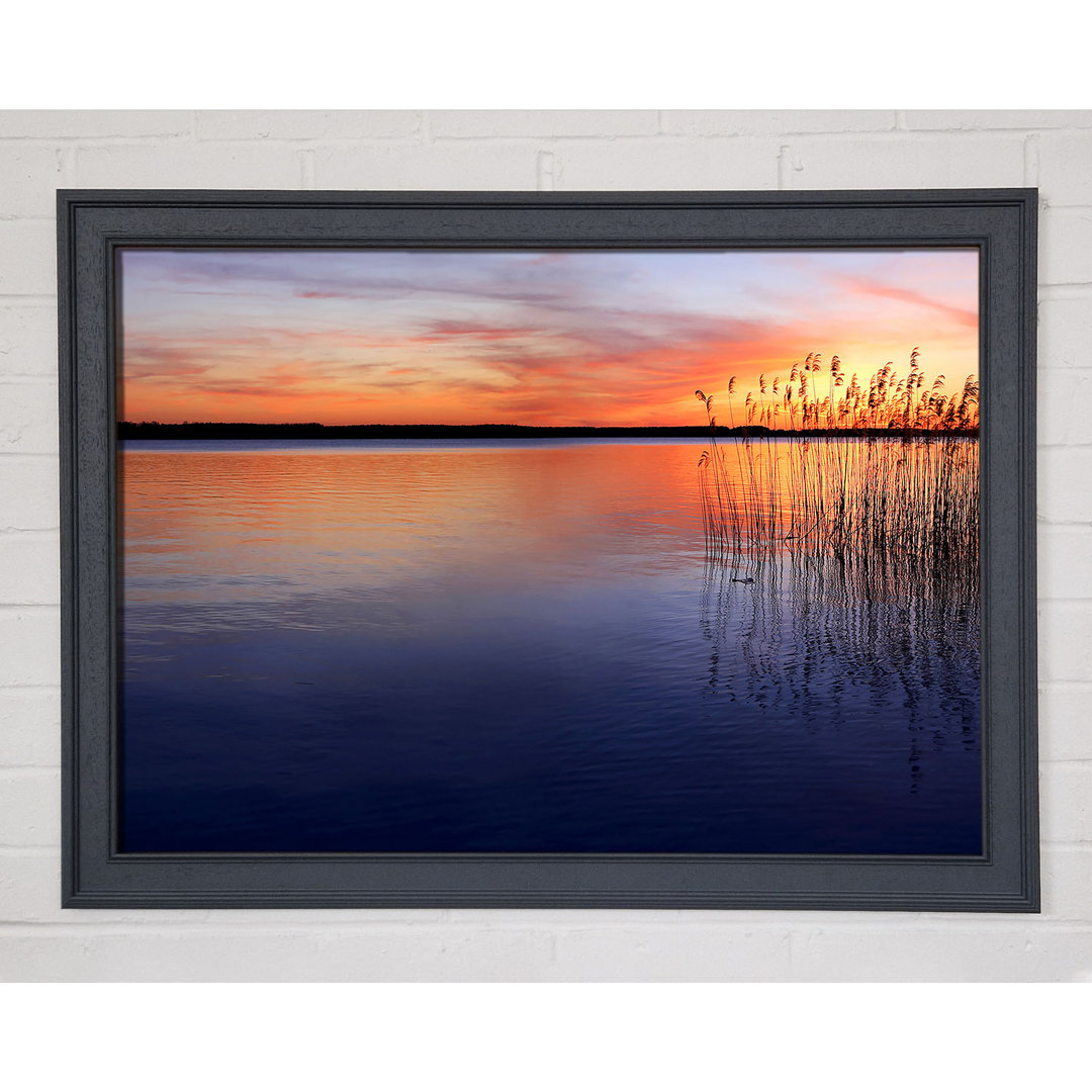 Gerahmtes Wandbild Serene Sunset