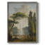 Reproduction florale vintage avec encadrement Cccx - bois massif