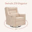 Kiwi Plus Power Glider Recliner w/ Power Headrest-213435387