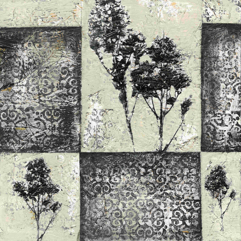 Toile refaite I, H 12 po x l 12 po