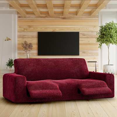 Housse extensible pour canapé inclinable - Douce au toucher et facile à nettoyer - Collection Velvet