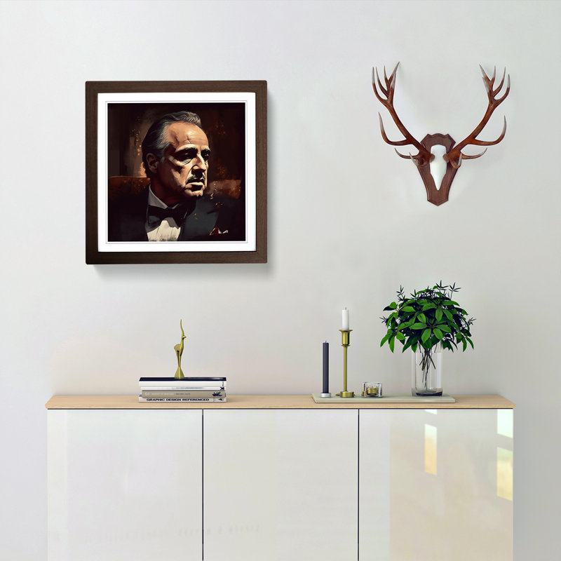The Godfather - Framed Print, Walnut