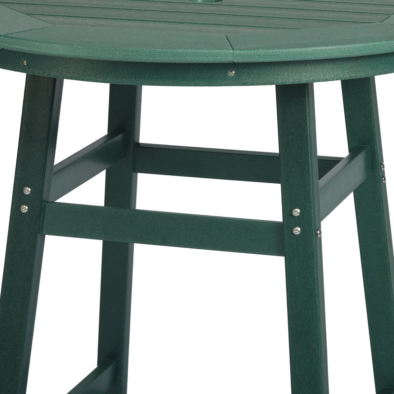 Table de bar d'extérieur ronde 35 po Laguna, Vert
