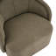 Chaise d'appoint courbée et rembourrée-345475063