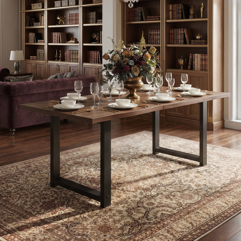 63" W Dining Table