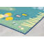 Tapis bleu en nylon touffeté Tranquil Pond-94483756