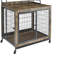 Cage pour chien avec cadre en fer