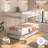 Aafke Twin-Over-Twin Bunk Bed with Trundle,Metal Trundle- W/Safety Rail and Ladder-1644816241