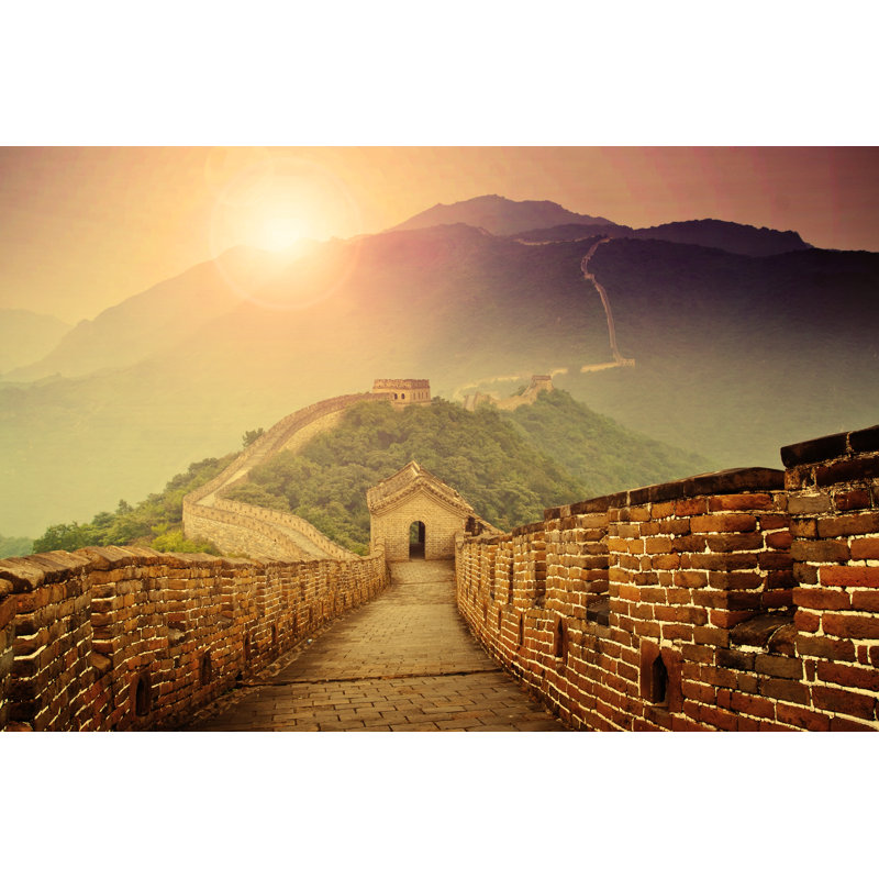 Great Wall Of China by Kokkai Ng - No Frame Art Prints on Canvas, 81cm H x 122cm W