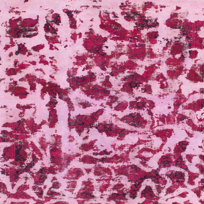 Tapis décoratif multicolore à motif abstrait