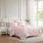 Laura Ashley Toile Delightful Cotton Reversible Pink Quilt Set-124325397