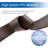 Floor Transition Strip Self Adhesive Floor Cover Strips Laminate 2" Wide Vinyl Flat Divider Transitions Elegant Wood Grain Design (5cm, 20Ft, Black Walnut)-117533110