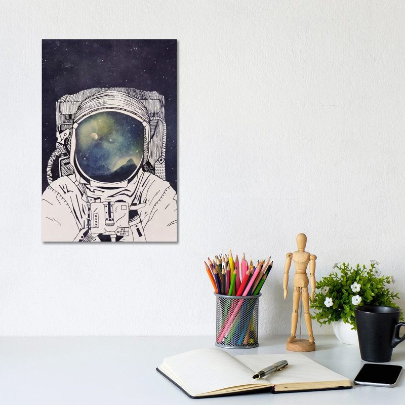 Dreaming Of Space, Wrapped Canvas, 20.32 cm H x 30.48 cm W