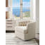 Barclay Butera Upholstery Swivel Tufted Barrel Chair