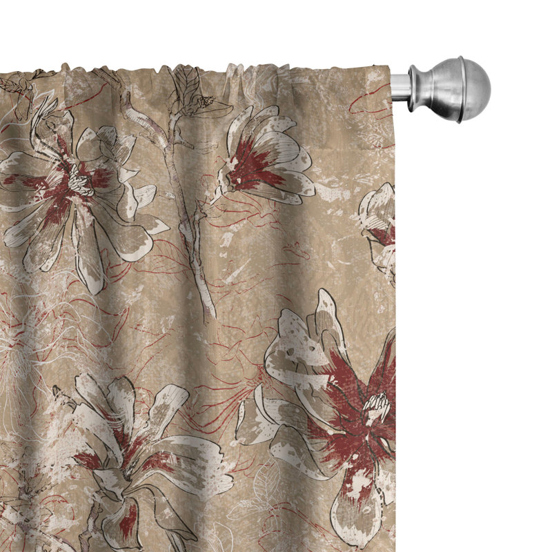Froma Semi Sheer Curtain Pair, 28" W x 95" L