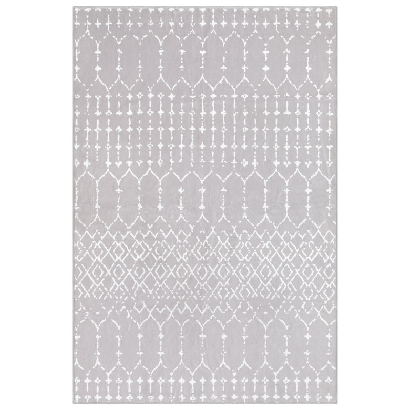 Tapis lavables à la machine avec envers antidérapant Keynikh pour l'entrée de la salle à manger, Rectangle 6 pi x 9 pi