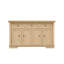 Bar à café en bois et refroidisseur à vin, buffet avec portes à colonnes romaines, rangement spacieux pour le couloir de la cuisine, construction, assemblage sous tension, surface à gratter, 56,07 po de profondeur, 15,88 de largeur,