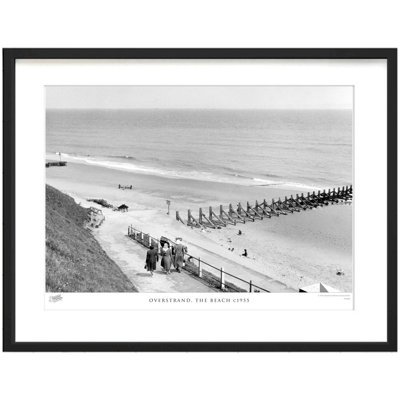 Overstrand, the Beach C1955 1 Piece Single Picture Frame Wall Art