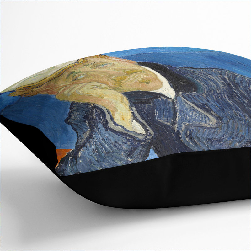 Dr Paul Gachet Scatter Cushion, 55cm H x 55cm W x 20cm D, Black