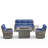 5-Piece Outdoor Wicker Patio Night Fire Pit Table Set With Coffee Table-1273524437-1273524442