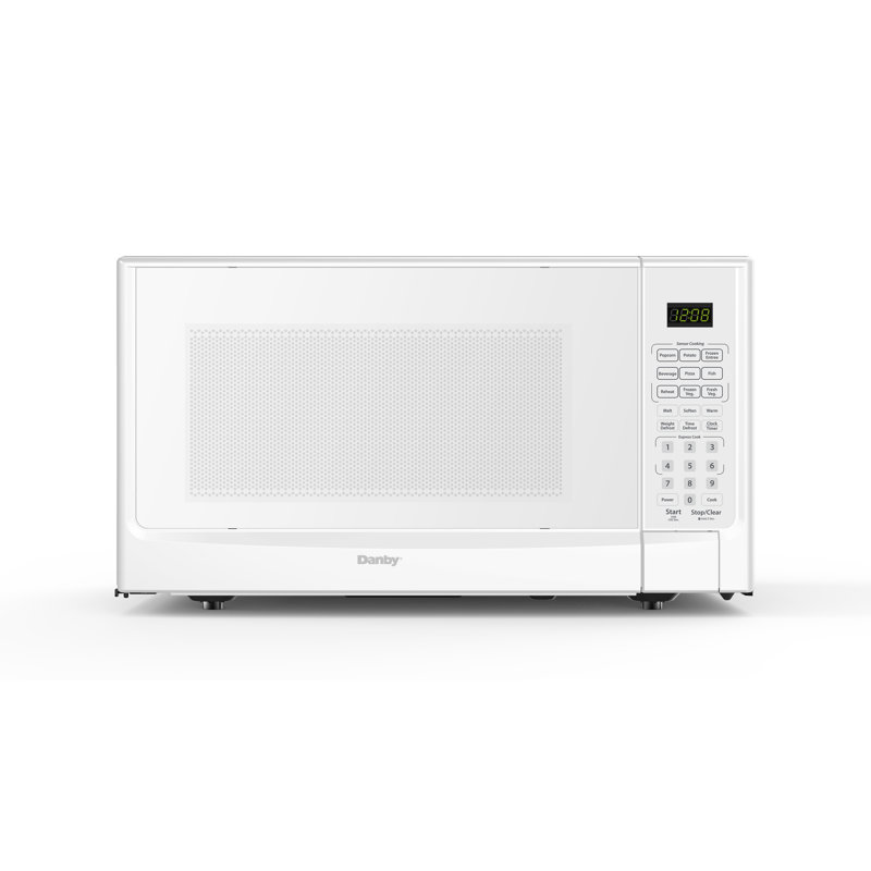 Danby 1.4 Cubic Feet 1000 Watt Countertop Microwave with Sensor Cooking, White