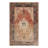 Oriental Machine Made Power Loom Rectangle 5'1" x 8' Polypropylene Plastic Indoor / Outdoor Area Rug in Brown/Beige/Navy-120341262