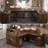 Detcho 60'' L Shaped Executive Desk with Drawers and Power Outlets-673389980