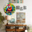 Horloge murale colorée perroquet avec art tropical - 12 po