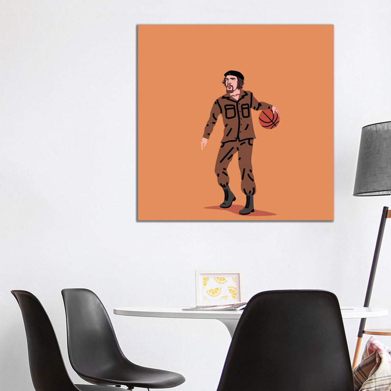 Balling Che by Elad Shagrir - Wrapped Canvas Gallery-Wrapped Canvas Giclée, 93.98 cm H x 93.98 cm W x 3.175 cm D
