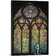 Graffiti Stained Glass by Banksy - Wrapped Canvas Painting Print