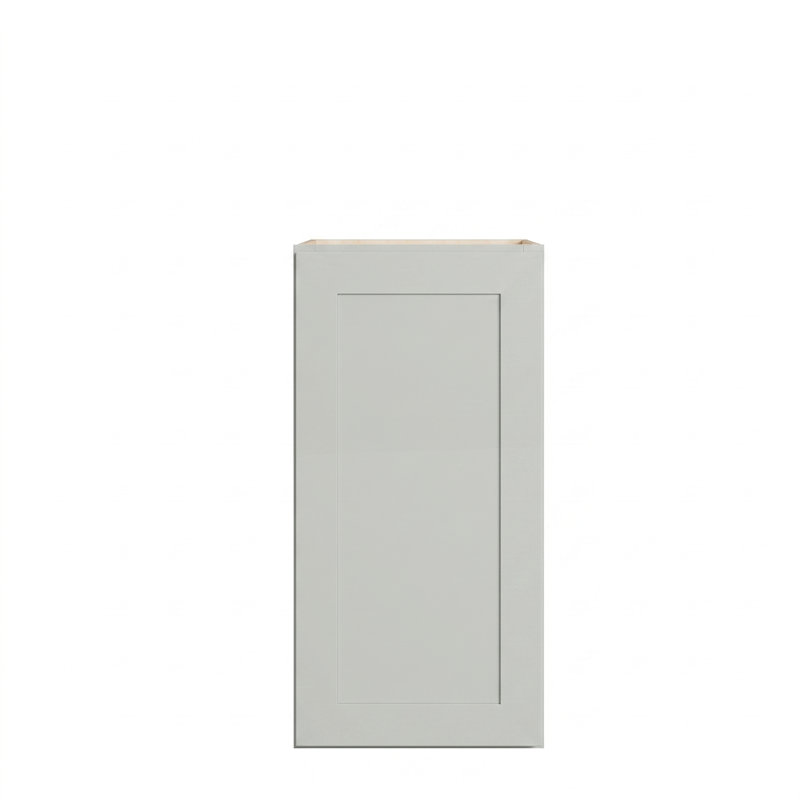Armoire murale moderne de style Shaker, structure en bouleau massif, caisson en contreplaqué plaqué bouleau, fini mat doux à base d'eau, étagère réglable, plusieurs largeurs (9" à 39")