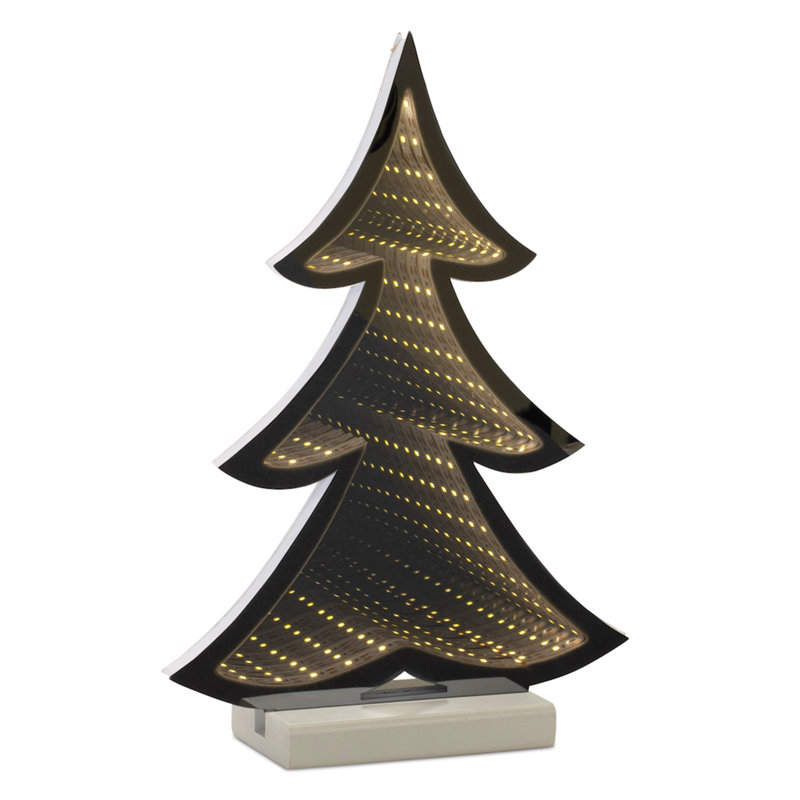 Pine Tree Outline Kanija Light Display (Set of 2)