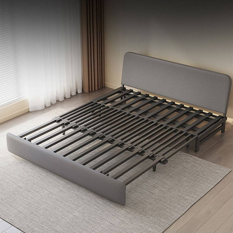 Canapé modulaire brun en cuir véritable, H 33,86 po x L 70,87 po x l 32,28 po