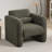33.86'' Single Sofa and Toss Pillow, Solid Wood Frame 300 Lbs Capacity for Small Spaces-1296901692
